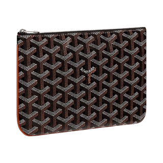 Goyard Senat PM Pouch Black Tan