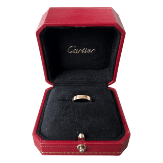 Cartier Rose Gold Diamond Love Ring