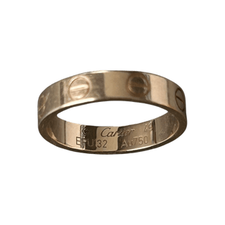 Cartier Rose Gold Diamond Love Ring