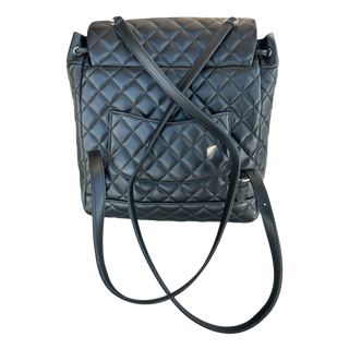 Chanel Black Lambskin Quilted Large Urban Spirit Backpack