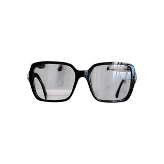 Chanel Black Logo Square Sunglasses