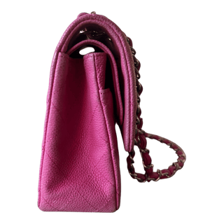Chanel Pink Caviar Quilted Medium Flap Bag