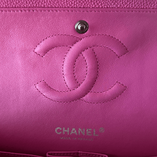 Chanel Pink Caviar Quilted Medium Flap Bag