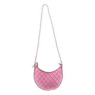 Chanel Pink Quilted Lambskin Small Hobo Bag