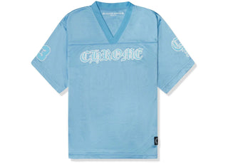 Chrome Hearts Stadium Mesh Short Sleeve Jersey Blue