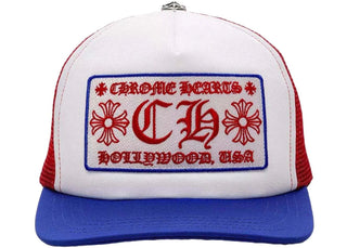 Chrome Hearts Trucker Hat Blue/Red/White