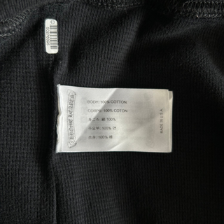 Chrome Hearts Black Aspen Exclusive Horseshoe Thermal Zip Up Hoodie