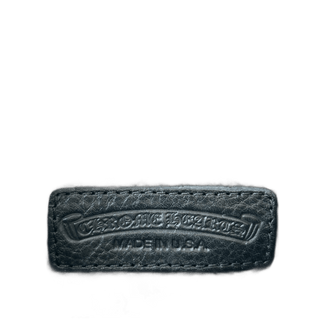 Chrome Hearts Black Cross Patch Loop Wallet