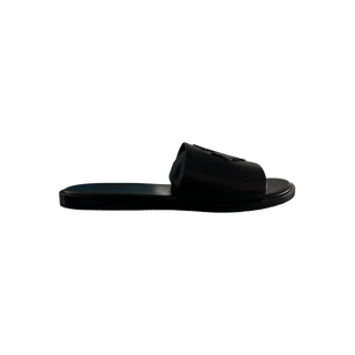 Chrome Hearts Black Cross Patch Slides