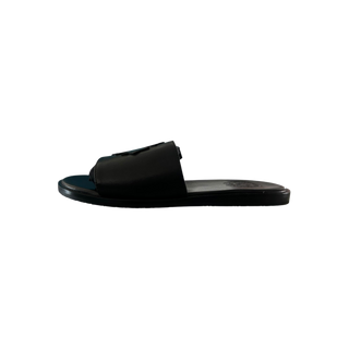 Chrome Hearts Black Cross Patch Slides