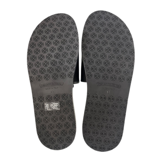 Chrome Hearts Black Cross Patch Slides