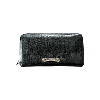 Chrome Hearts  Black Fleur Patch Wallet