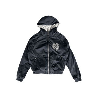 Chrome Hearts Black & Grey Jacquard Reversible Jacket