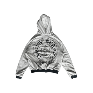 Chrome Hearts Black & Grey Jacquard Reversible Jacket