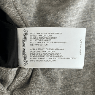 Chrome Hearts Black & Grey Jacquard Reversible Jacket
