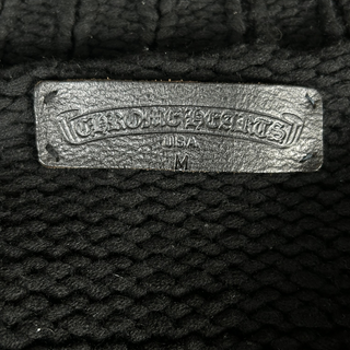 Chrome Hearts Black Knitted Cashmere Cardigan
