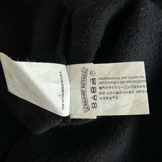 Chrome Hearts Black Leather Triple Cross Sweater