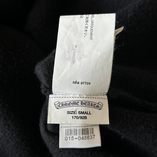 Chrome Hearts Black Leather Triple Cross Sweater