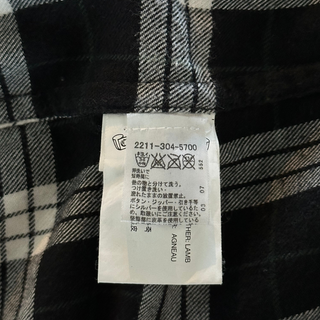 Chrome Hearts Black Plaid Cross Patch Flannel