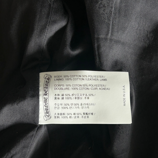 Chrome Hearts Black & Red Cross Patch Plaid Sherpa Jacket