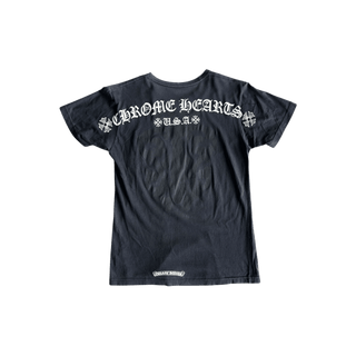 Chrome Hearts Black & White Dagger Logo T-Shirt