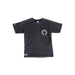 Chrome Hearts Black & White Horseshoe Cross Logo T-Shirt