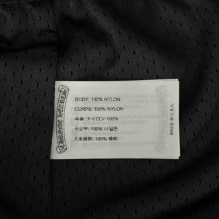 Chrome Hearts Black & White Logo Mesh Women's Shorts