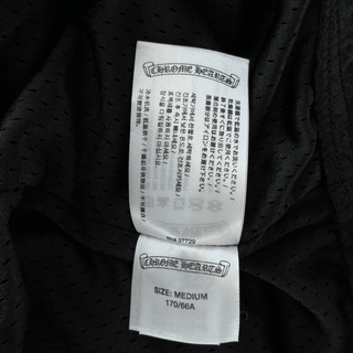 Chrome Hearts Black & White Logo Mesh Women's Shorts