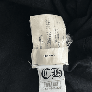 Chrome Hearts Black & White Malibu Cross Logo T-Shirt