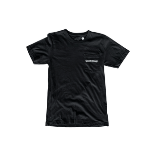 Chrome Hearts Black & White Scroll Logo T-Shirt