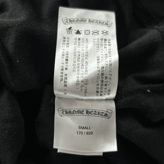 Chrome Hearts Black & White Scroll Logo T-Shirt