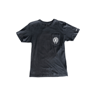 Chrome Hearts Black & White USA Triple Cross Logo T-Shirt