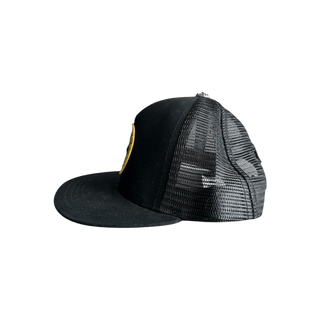 Chrome Hearts Black & Yellow Cross Logo Hat