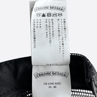Chrome Hearts Black & Yellow Cross Logo Hat