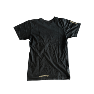Chrome Hearts Black & Yellow Dagger Logo T-Shirt