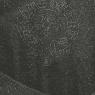 Chrome Hearts Black & Yellow Dagger Logo T-Shirt