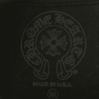 Chrome Hearts Black & Yellow Neck Logo Longsleeve T-Shirt