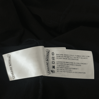 Chrome Hearts Black & Yellow Neck Logo Longsleeve T-Shirt