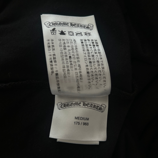 Chrome Hearts Black & Yellow Neck Logo Longsleeve T-Shirt