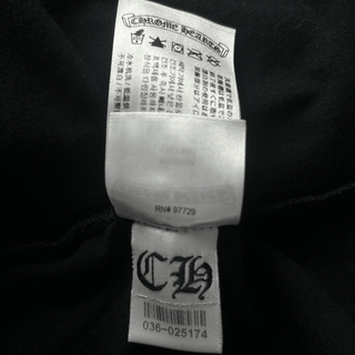 Chrome Hearts Black & Yellow Neck Logo Longsleeve T-Shirt