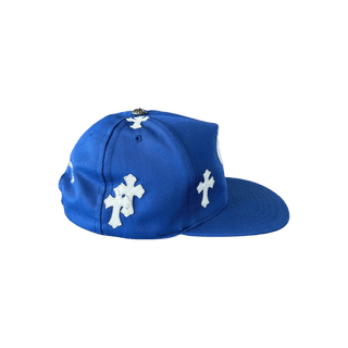 Chrome Hearts Blue & White Cross Patch Hat