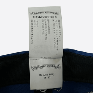 Chrome Hearts Blue & White Cross Patch Hat