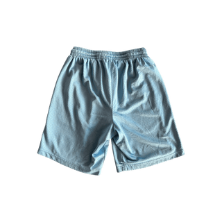 Chrome Hearts Blue & White Logo Mesh Shorts