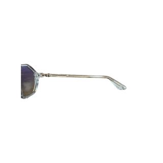 Chrome Hearts Clear & Silver Clitco Sunglasses