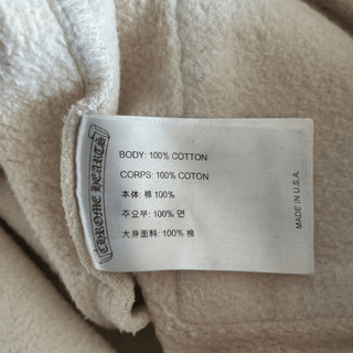 Chrome Hearts Drake Cream & Pink Certified Chrome Cross Logo Sweatpants