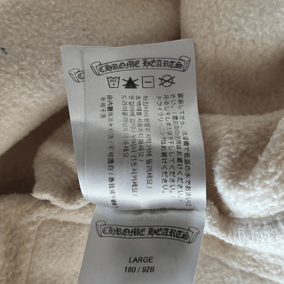 Chrome Hearts Drake Cream & Pink Certified Chrome Cross Logo Sweatpants