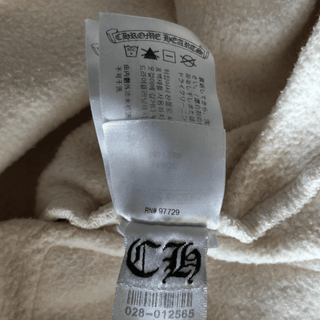 Chrome Hearts Drake Cream & Pink Certified Chrome Cross Logo Sweatpants