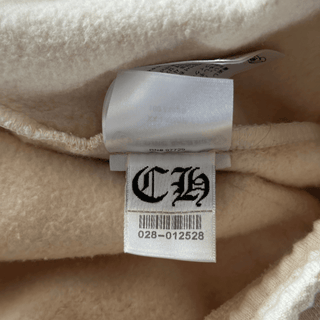 Chrome Hearts Drake Cream & Pink Certified Chrome Cross Logo Sweatpants