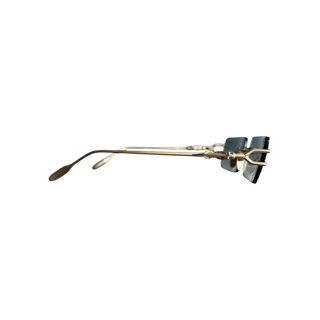 Chrome Hearts Gold Lordie Sunglasses