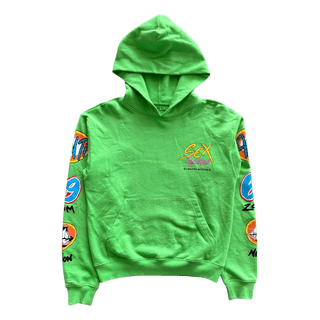 Chrome Hearts Green Sex Records Logo Hoodie